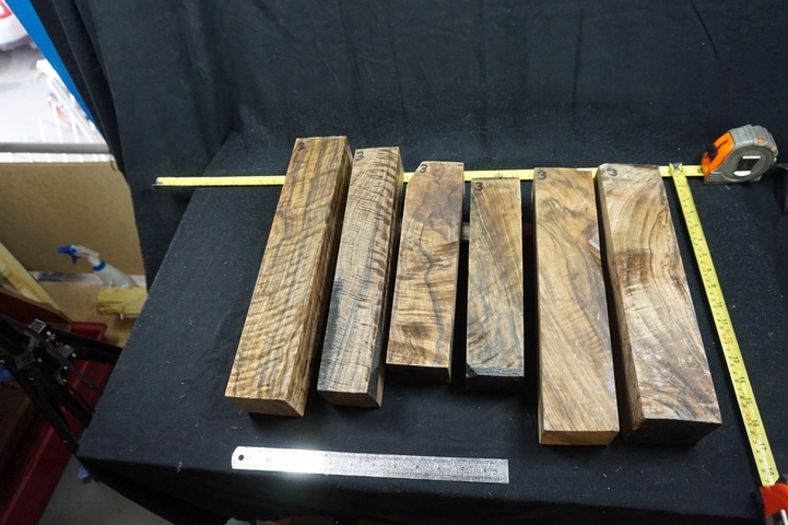 (6) Pieces of Exhibition Grade Turkish Walnut