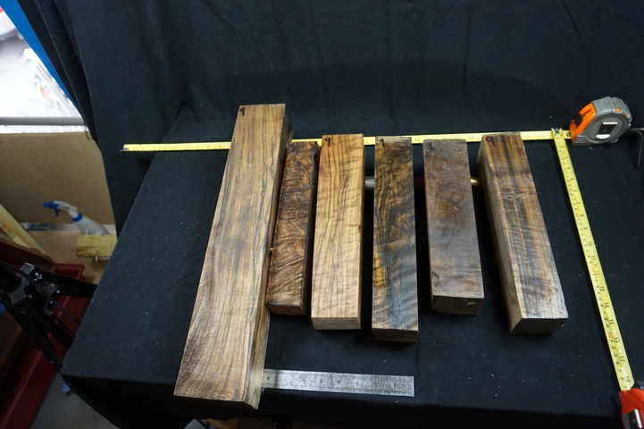 (6) Pieces of Exhibition Grade Turkish Walnut