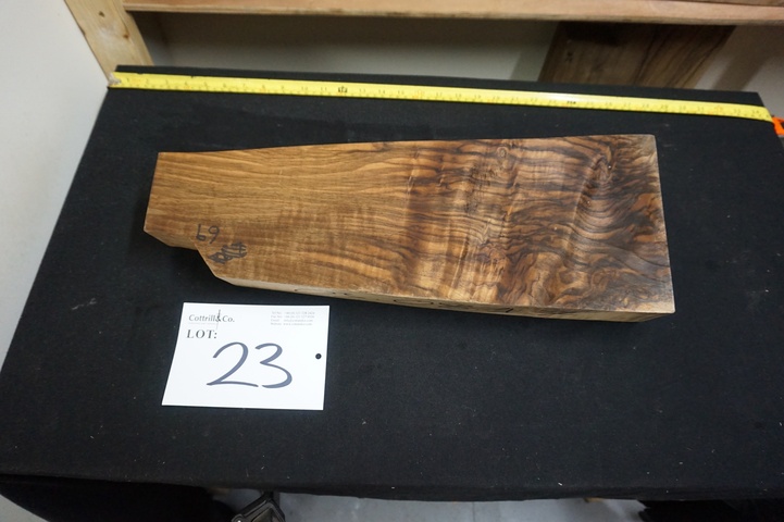 1 Piece of Exhibition Grade Turkish Walnut