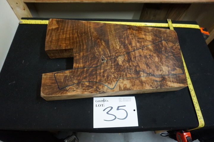 1 Piece of Exhibition Grade Turkish Walnut