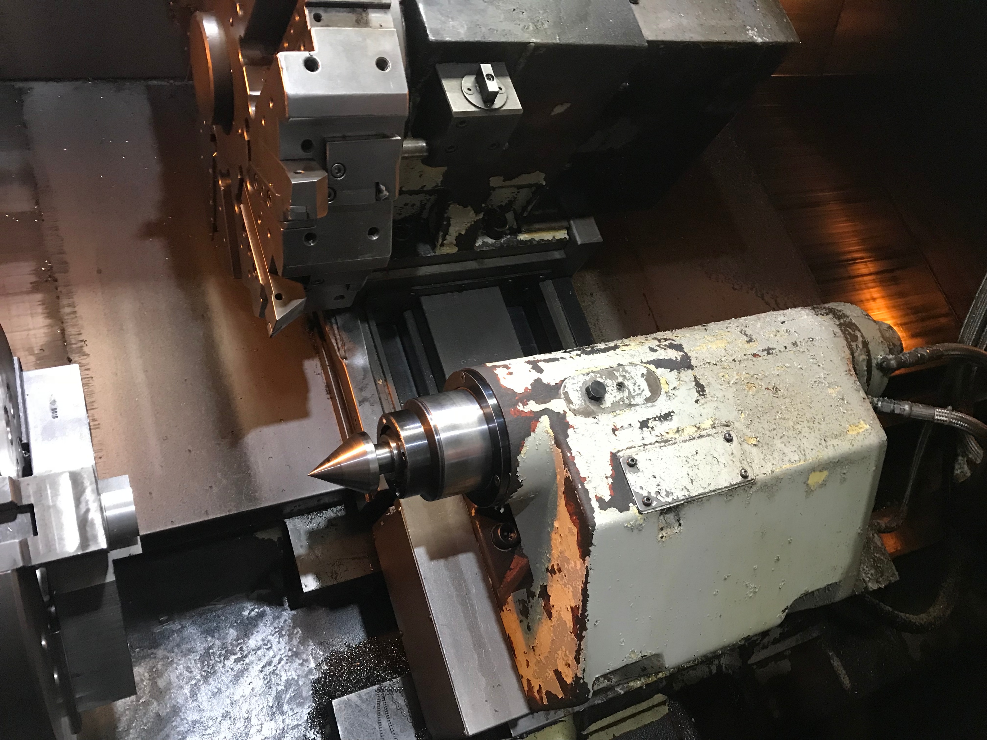 Victor V-Turn 36 CNC Lathe with Fanuc OTC Control