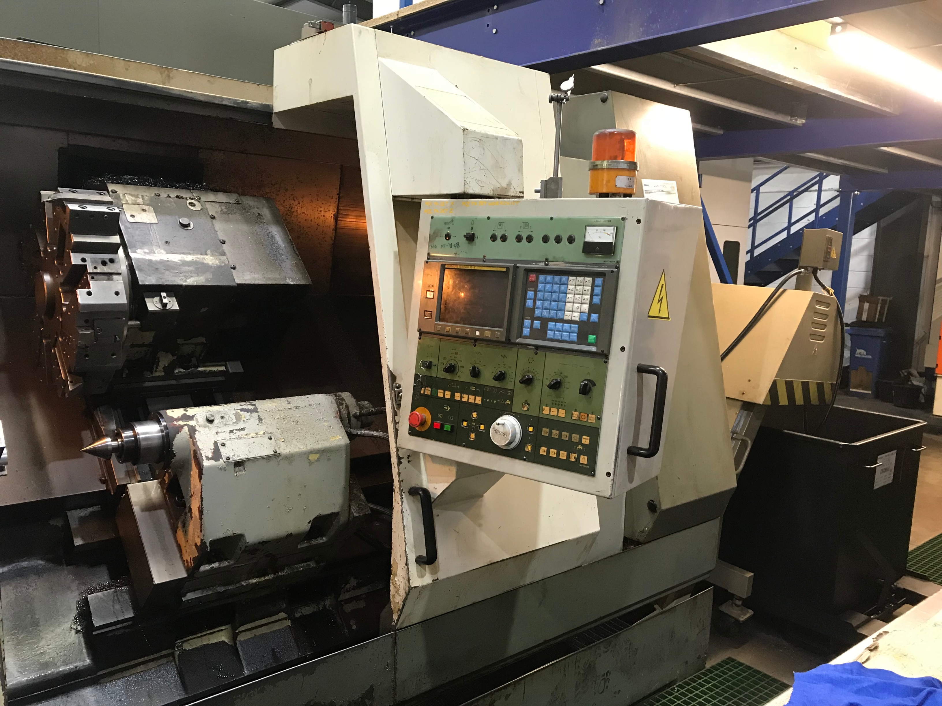 Victor V-Turn 36 CNC Lathe with Fanuc OTC Control