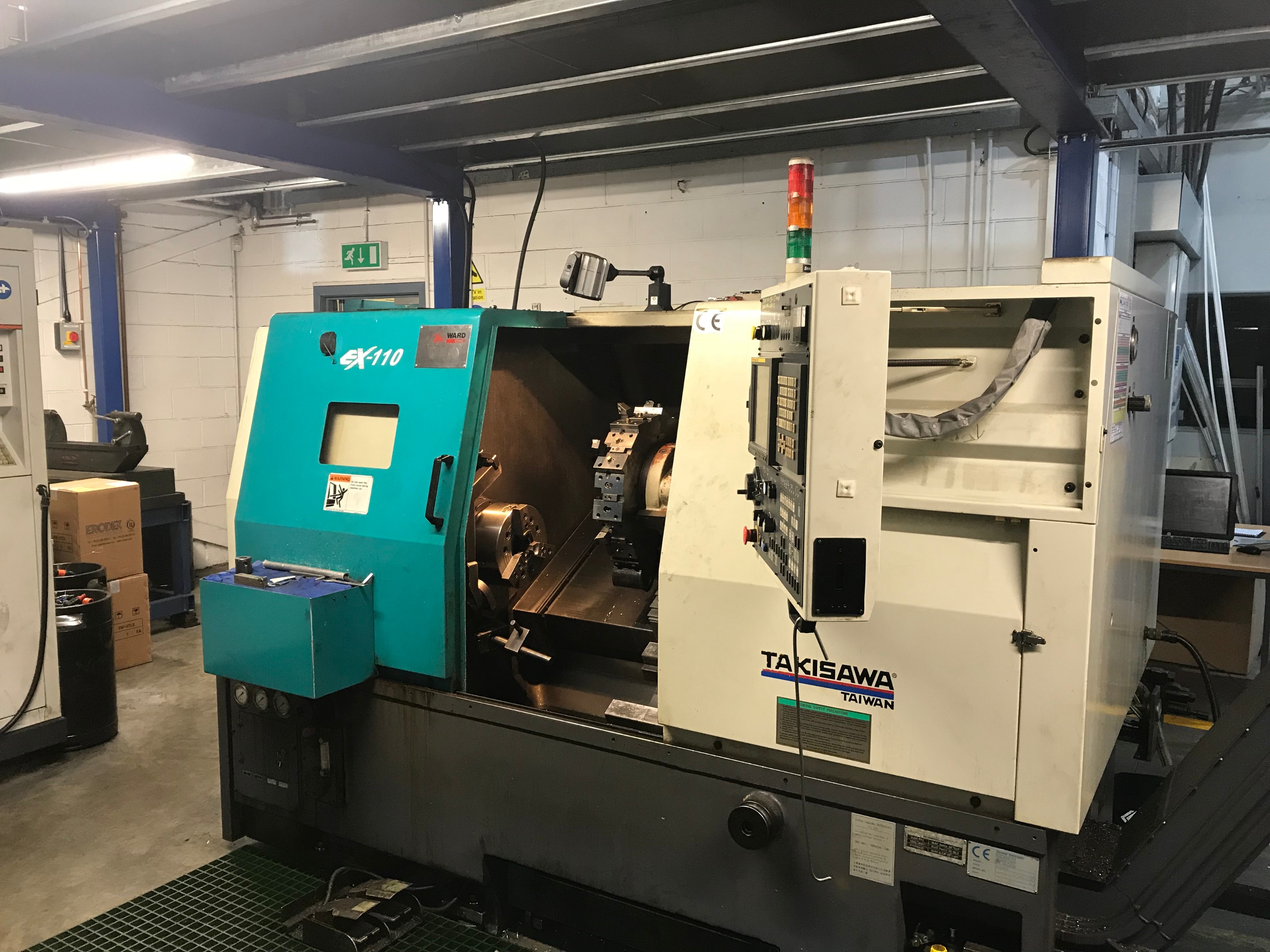 Taiwan Takisawa EX-110 CNC Lathe with Fanuc Series 21i-TB Control