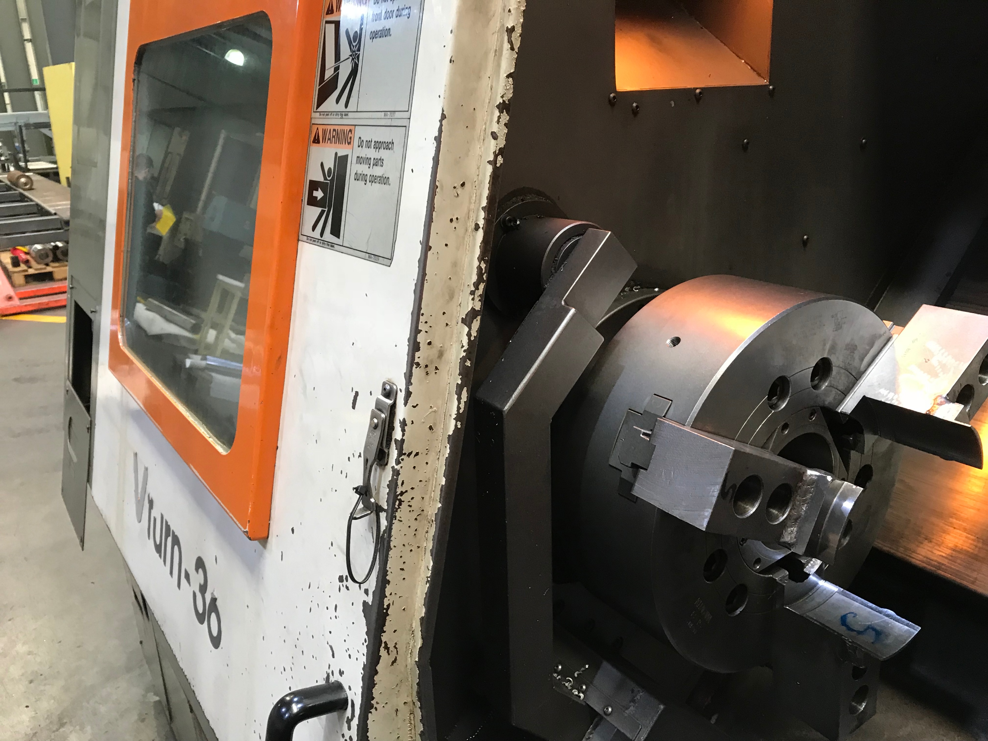 Victor V-Turn 36 CNC Lathe with Fanuc OTC Control