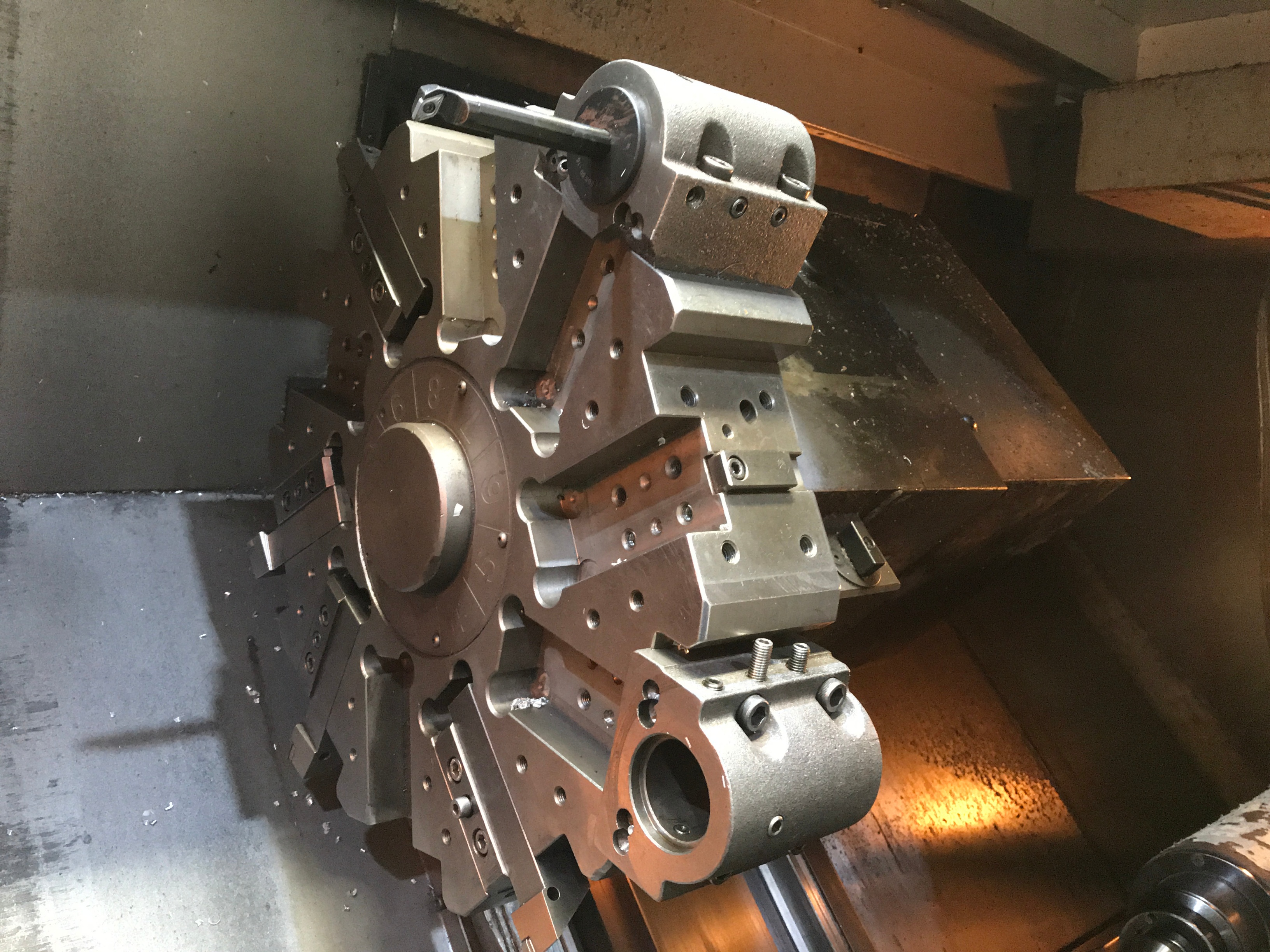 Victor V-Turn 36 CNC Lathe with Fanuc OTC Control