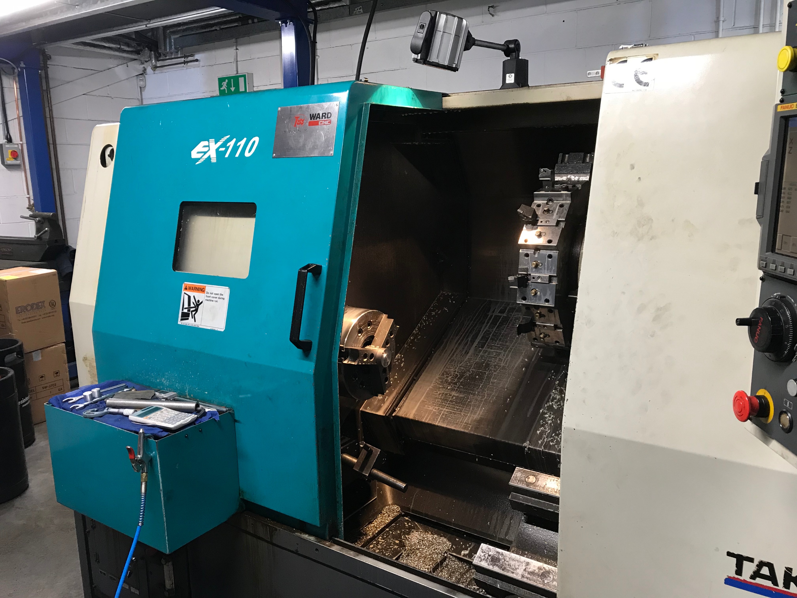 Taiwan Takisawa EX-110 CNC Lathe with Fanuc Series 21i-TB Control