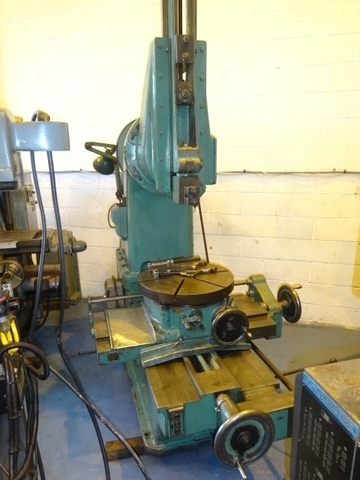 Burdett Model Vs. 12" Slotter, 24" Dia. Powered Rotary Table