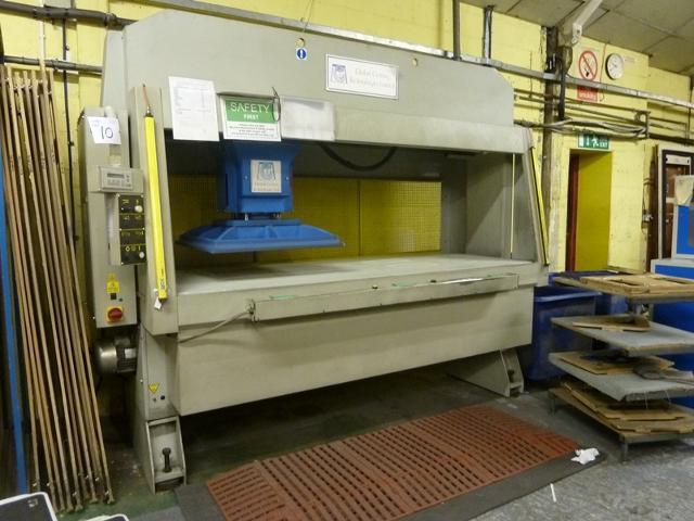 Meccanica Alevi Vigevano (Global Cutting Technologies) Model MAV 13 Type V47 Travelling Head Cutting Press