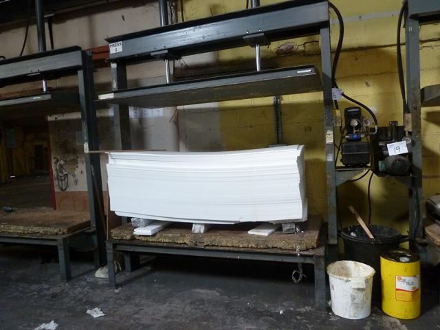 Hydraulic Single Daylight Twin Ram Platen Press