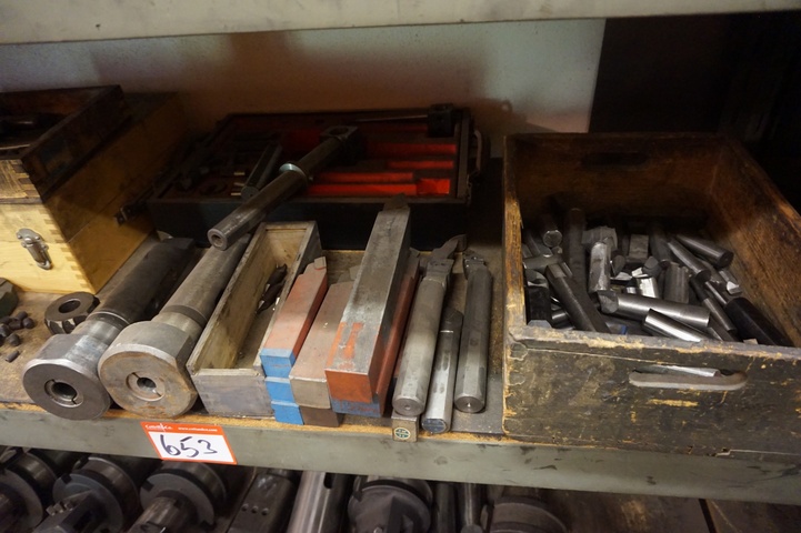 Qty of Morse Taper Holders & Cutting Tools