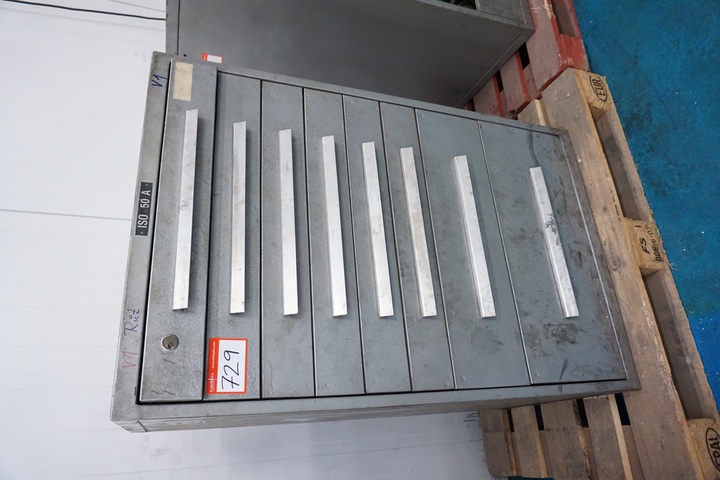 8 Drawer Cabinet with Qty Tooling & Collet Holders