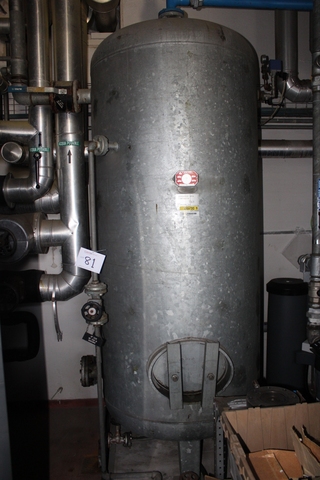 2000L Galvanized Steel Air Receiving Tank