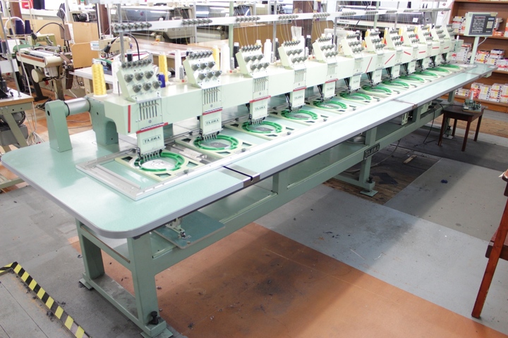 Tajima TME-H612 Electronic 12 Head 6 Colour Automatic Embroidery Machine
