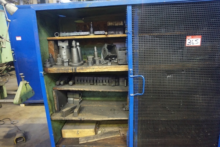 Cabinet with Riser Pads, Clamps