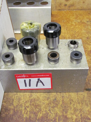 Collets suitable for XYZ Edge 1500 Turret Mill