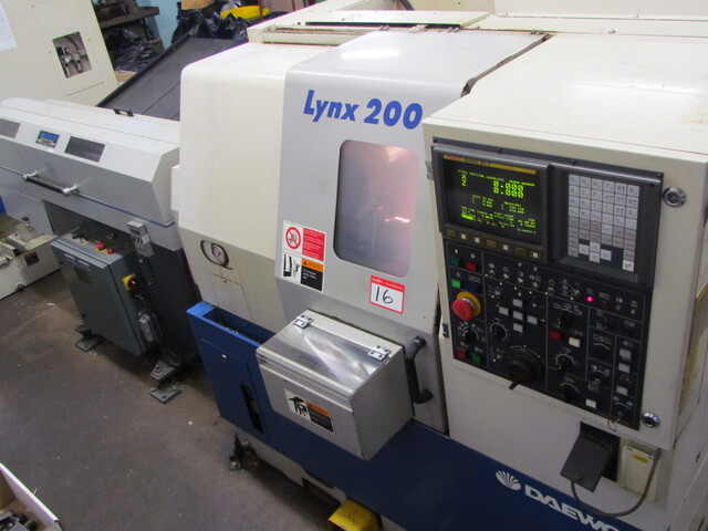 Daewoo Lynx 200B 2-Axis CNC Lathe