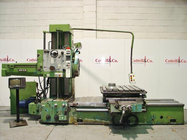 Union Bft 80/2 Horizontal Boring Facing & Milling Machine