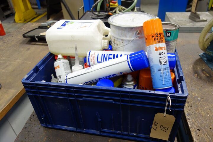 Quantity of Line Making and Lubricants Aerosols