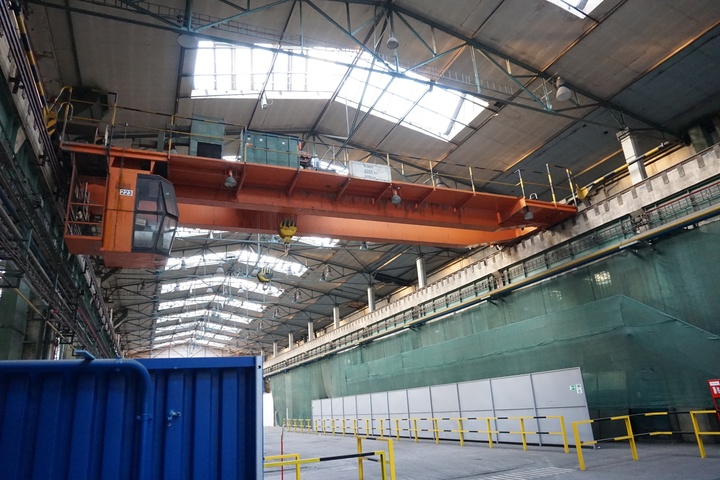 Sub 8,000kg Twin Beam Overhead Travelling Gantry Crane