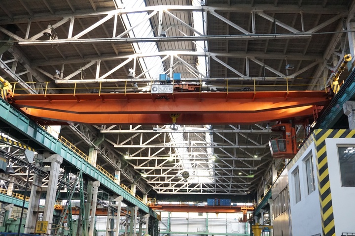 Vihorlat 32,000kg Twin Beam Overhead Travelling Gantry Crane