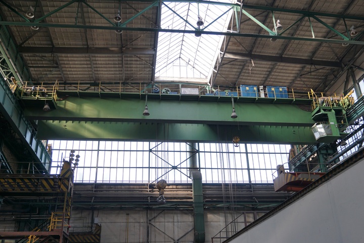 Sub 2 x 63,000kg Twin Beam Overhead Travelling Gantry Crane