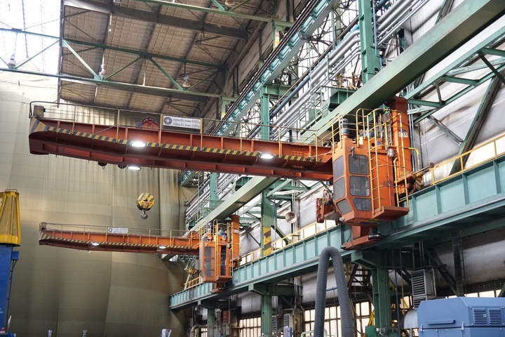 Kralopolska 5,000kg Rail Mounted Single Beam Travelling Wall Crane