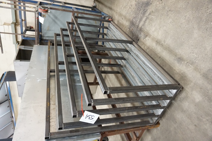 (2) Mobile Material Racks