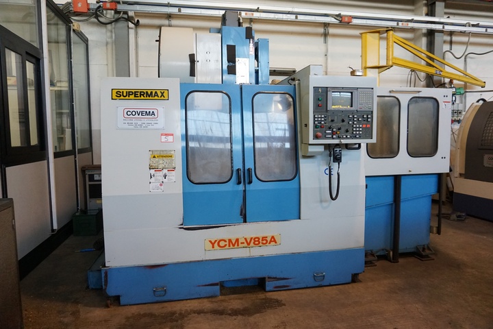 Supermax Twin Pallet Model YCM V85A Vertical Machining Centre