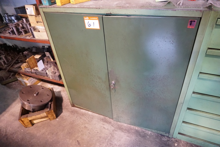 Cupboard with Drills, Cutters and Taps