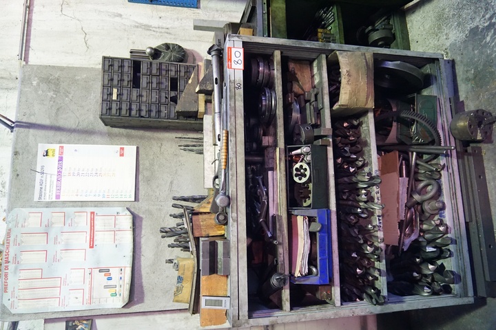 Cabinet including Drills & Dies