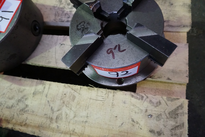 (2) 4-Jaw Chucks, 200mm