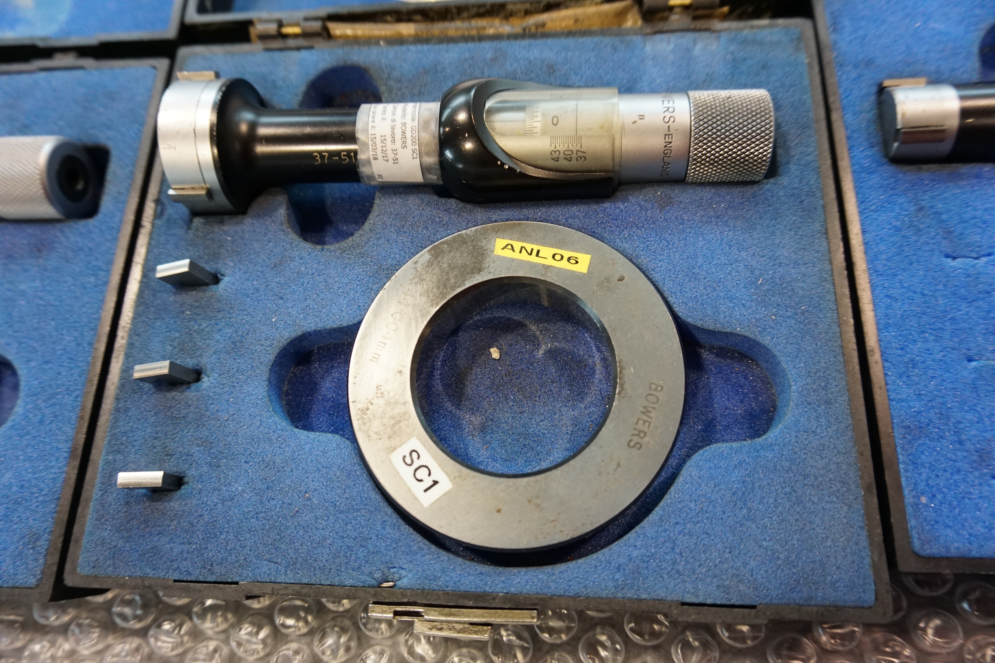 Bowers Bore Gauges 19mm – 25mm, 25mm – 37mm, 37mm – 51mm