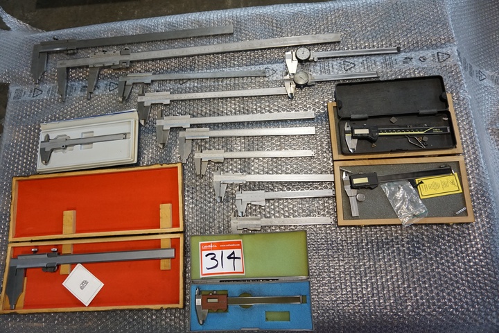 Qty of Digital Verniers and Verniers