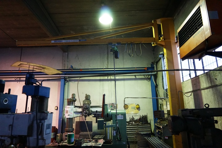 Brenna Jib Crane SWL 1000kg, 5.2m x 5m Approx.