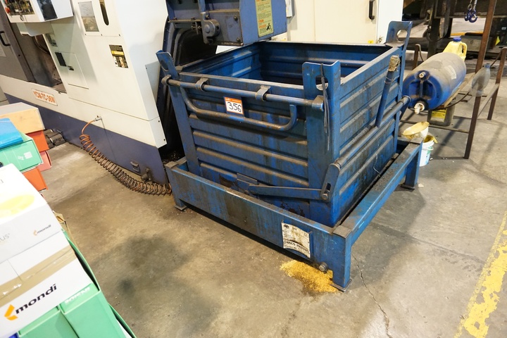 Tipping Skip with Drainage Tank