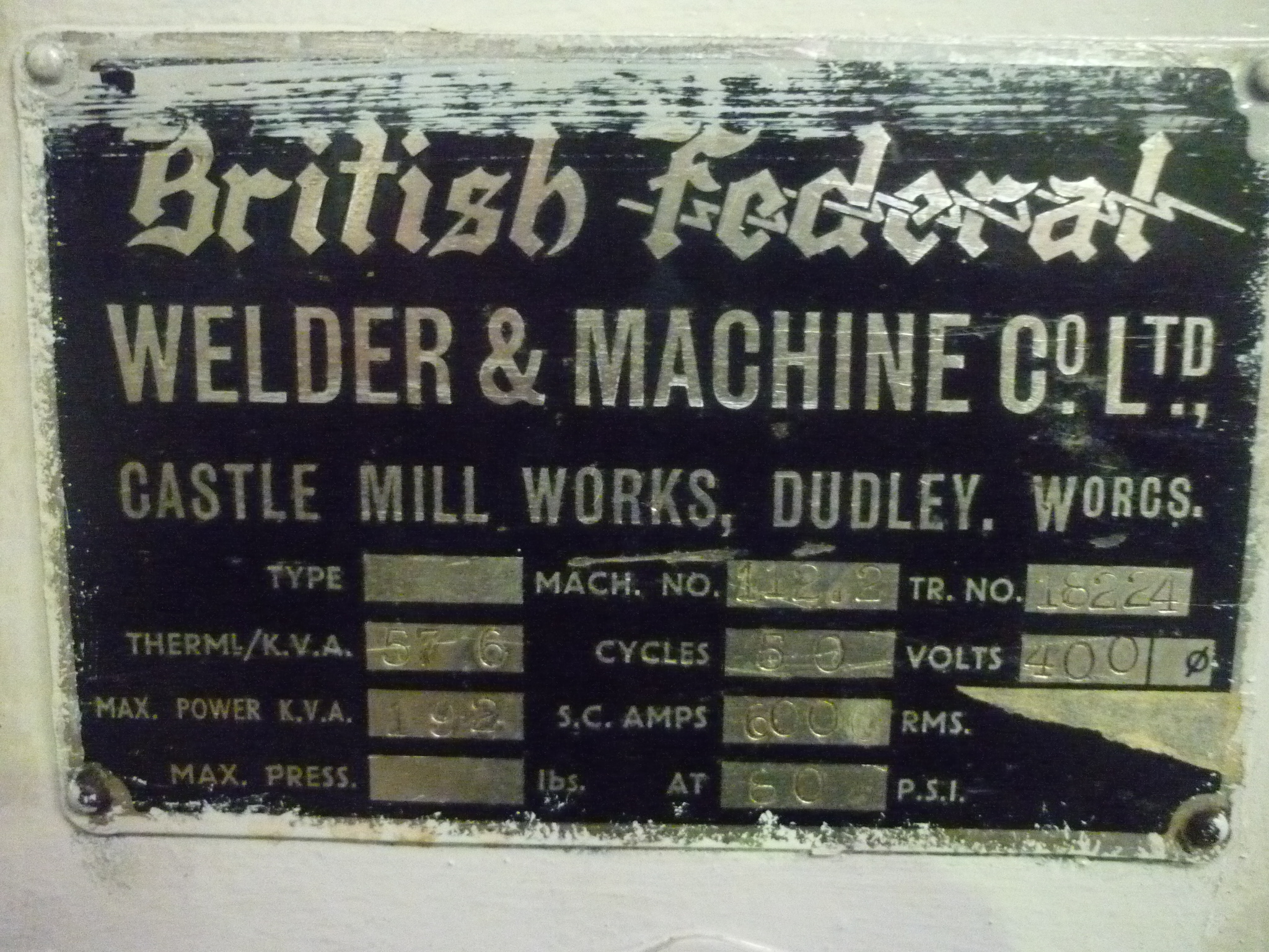 British Federal Welder