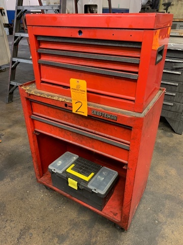 Craftsman Rolling Tool Box w/ Craftsman Tool Box