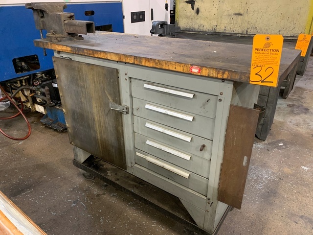 Kennedy Wood Bench w/ 20" x 54" Wood Top