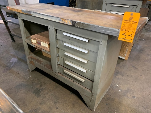 Kennedy Wood Bench w/ 20" x 54" Wood Top