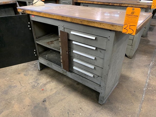 Kennedy Wood Bench w/ 20" x 54" Wood Top