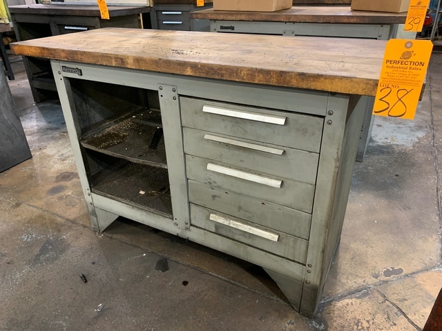 Kennedy Wood Bench w/ 20" x 54" Wood Top