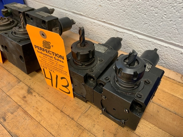 Lot of (2) Live Tool Holders