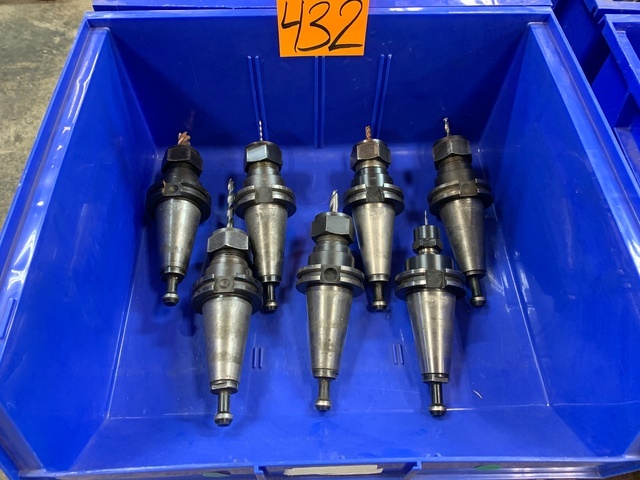 Lot of (7) CAT 40 Tool Holders