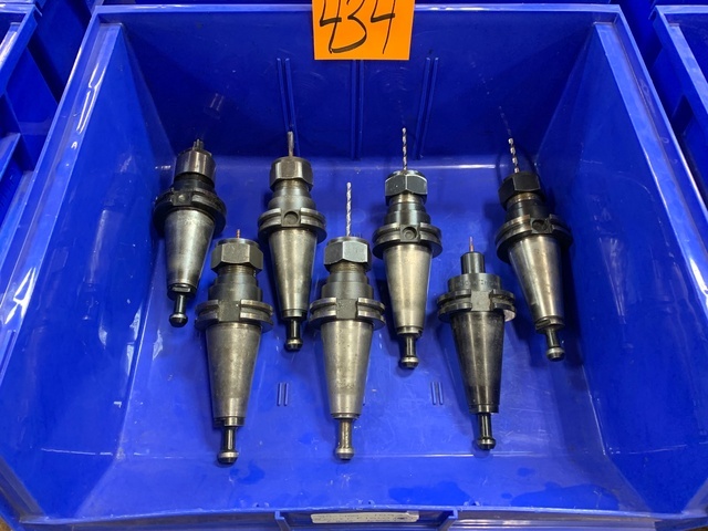 Lot of (7) CAT 40 Tool Holders