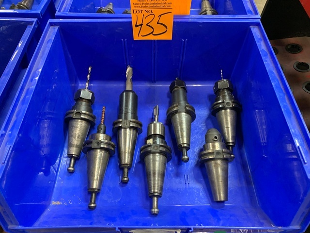 Lot of (7) CAT 40 Tool Holders