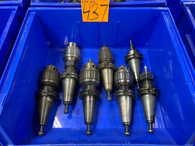 Lot of (7) CAT 40 Tool Holders