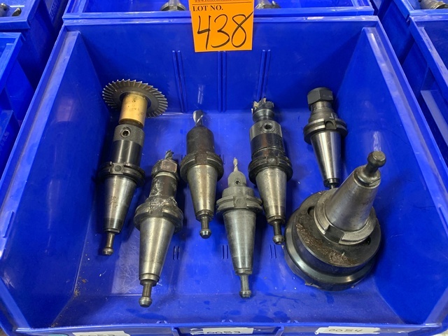 Lot of (7) CAT 40 Tool Holders