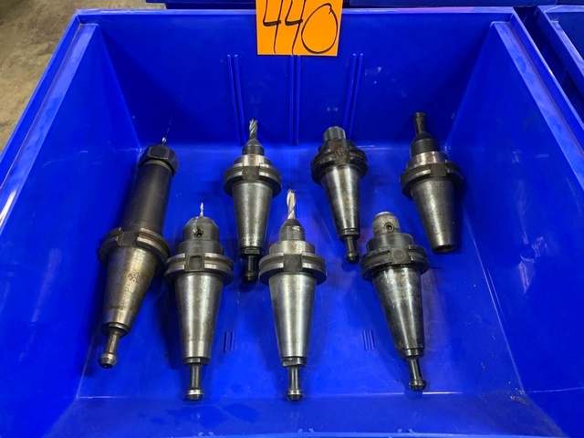 Lot of (7) CAT 40 Tool Holders