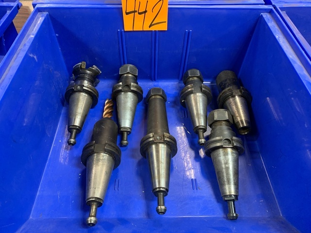 Lot of (7) CAT 40 Tool Holders