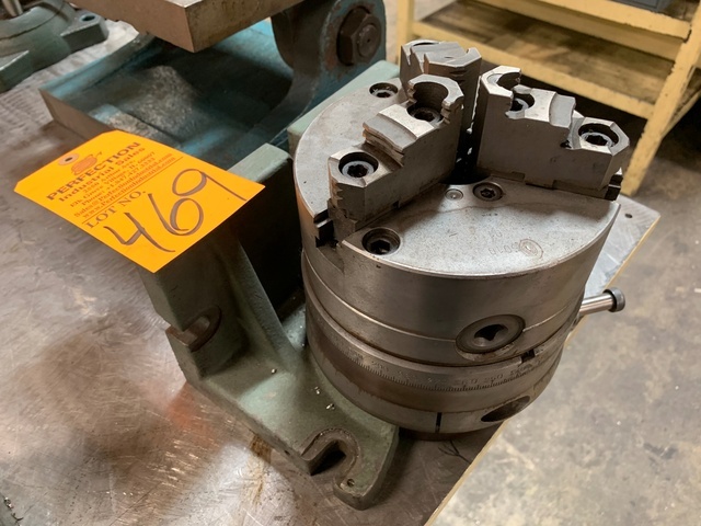 BISON 6" 3-Jaw Horizontal/Vertical Indexing Head